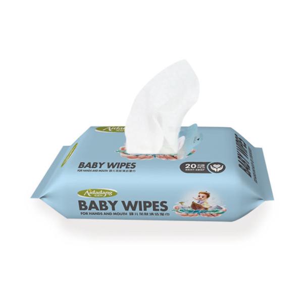 Limpeza doméstica toalhas úmidas 15*20cm 20pcs Pacote pequeno para limpeza de bebê