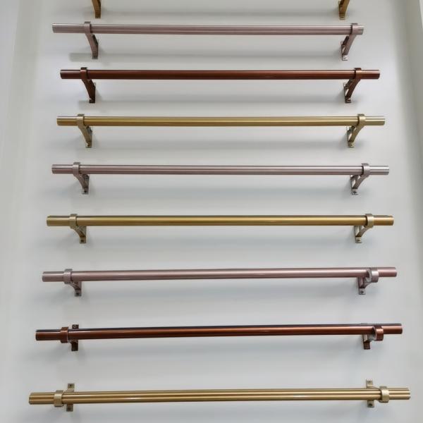 Роскошный регулируемый Drapery штанги 0.4mm 6.7m чугунный