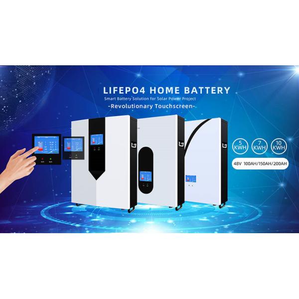 51.2V 200Ah LiFePO4 Solar Power Storage Battery with 6000 Cycle Life and 10KWH Capacity for Household Energy Storage