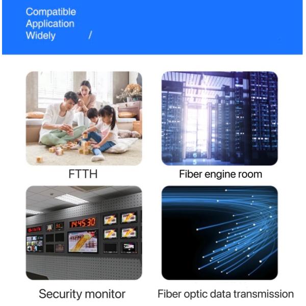 New Types Armored Multimode Prefabricated Fiber Optic Patch Cord Connector