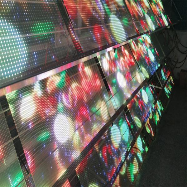 Decoración de interiores transparentes ultrafinos de alta calidad personalizable Led P10 pantalla transparente flexible