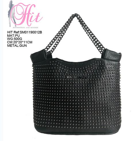PU leather Women handbags shoulder crossbody ladies luxury bags with Metal chain belt