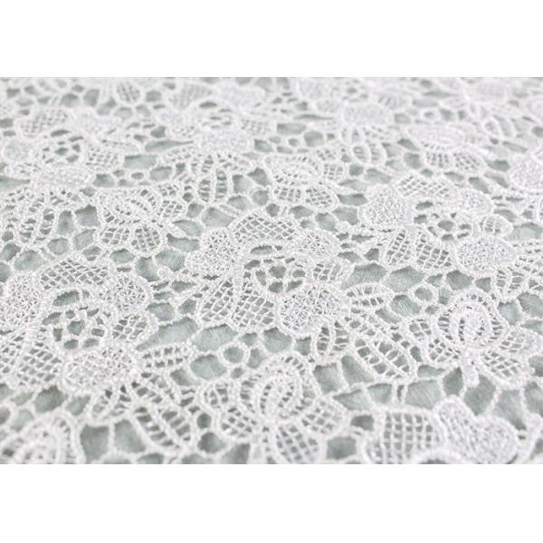 Вышивки ткани шнурка полиэстера шнурок флористической расстворимый в воде для Бридал платья