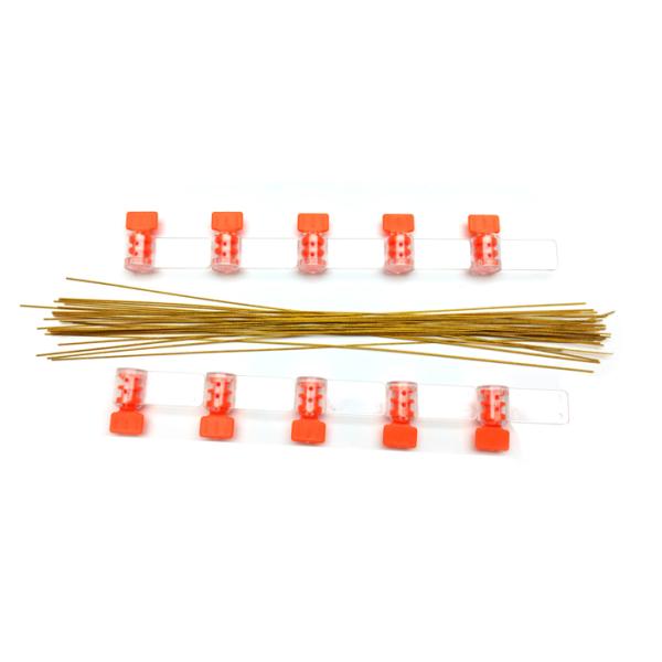 PC ABS Plastic Electric Meter Seals With 22.5*13mm Markable Area