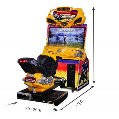 Coin Operated Motorcycle Biker Simulator Motorcycle Motion Simulator For Funzone