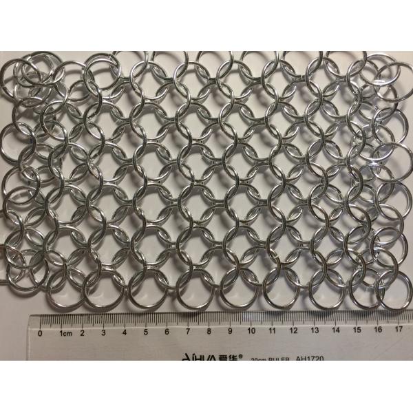 Beautiful Gold Ring Decorative Wire Mesh 1.0mm Diameter