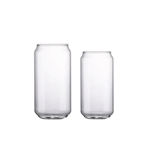 Simple style glass cup clear glass drinking cup for milk juice ice cream