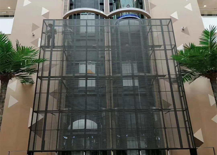 Дисплей СИД 500x1000mm техника HD крытый прозрачный стеклянный 3500cd/M2