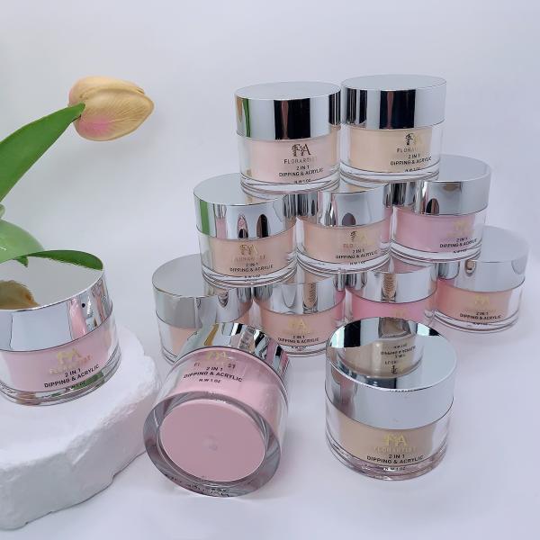 1oz Pink White Acrylic Powder 30g Jar Nails Extended Carving Powder Pigment Nail Acrylic Powder With Monomer