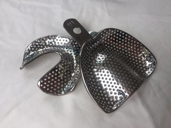 Perforated Size #1 Orthodontic Impression Trays Full Denture Standard