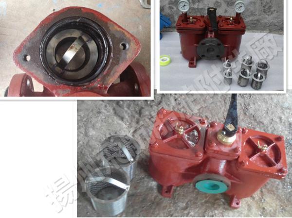 Main engine, fuel backup pump, duplex crude oil filter, AS65-0.18/0.13, CB/T425-94