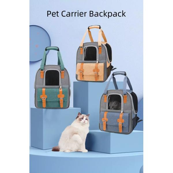 Oxford Pet Carrier Bag Semi Circle Dog Carrier Backpacks Breathable