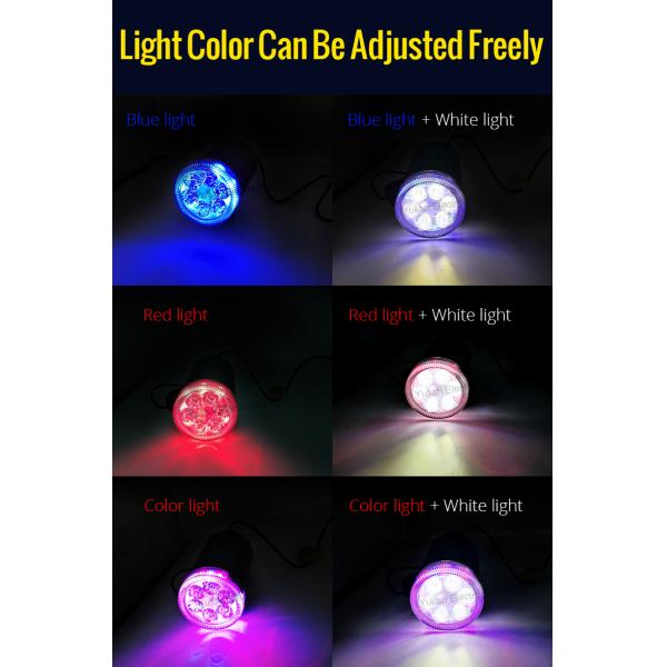 Aluminum 320G 3 Inch Motorcycle Audio Speakers With Led Lighting OEM