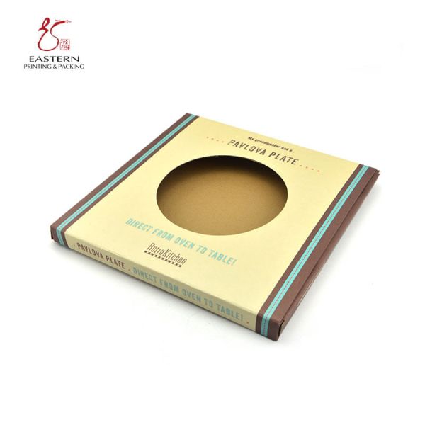 Custom Printed Plate Packaging Boxes | CMYK Printed Corrugated Cardboard Box for Cutlery