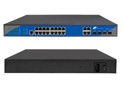 o ponto de entrada 10/100/1000Mbps 16 portuário controlou o interruptor