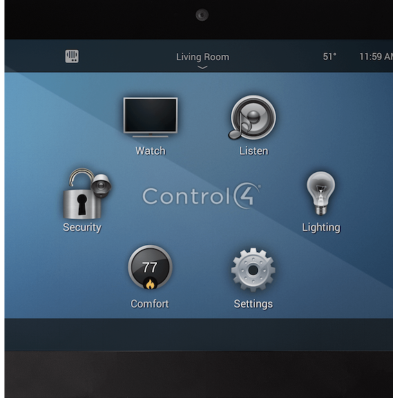 Touch Panel Glass Glass Smart Home Control Panel Providing 350 Cd m2 Brightness Perfect for Home Automation Applications