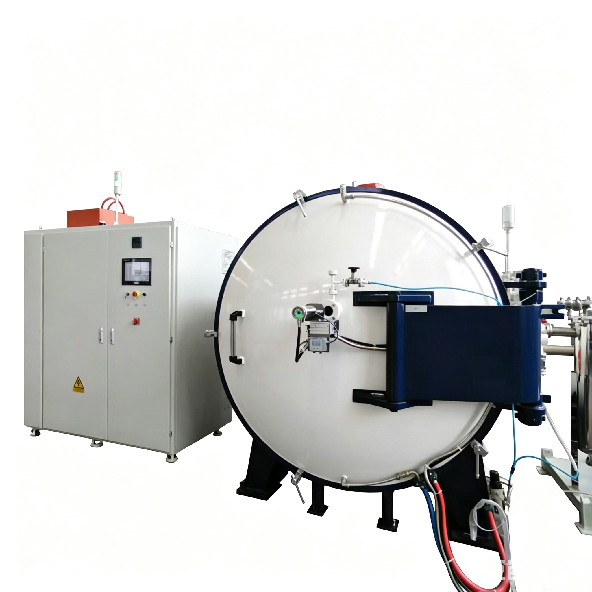 High Temperature Pet Coke Carbonization Process Vacuum Graphitization Furnace