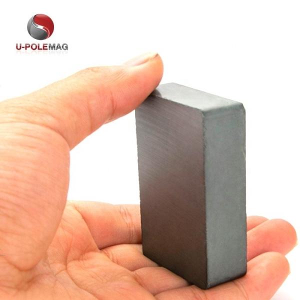 ISO9001 2000 Certified C8 6x4x1 Ferrite Block Ceramic Magnet for Water Pumps Durable