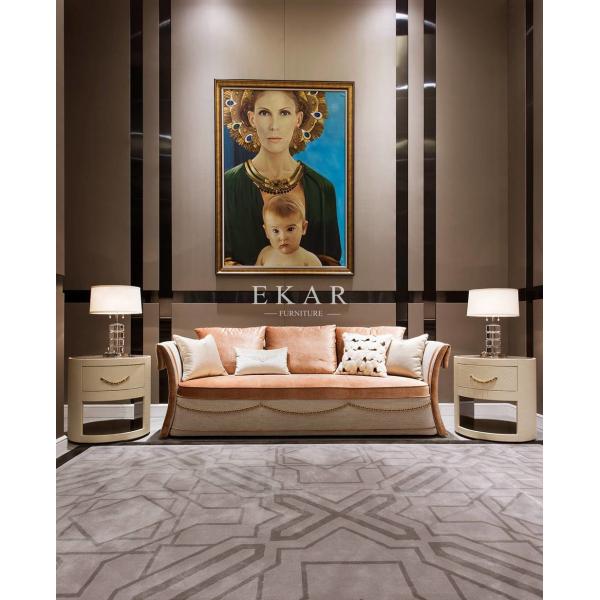 Furniture Deals Blue and White New Couches for Sale W005SF