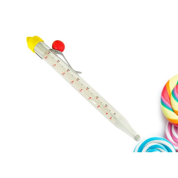 Liquid Cooking Candy Thermometer Glass Deep Fry Thermometer Heat Resistance