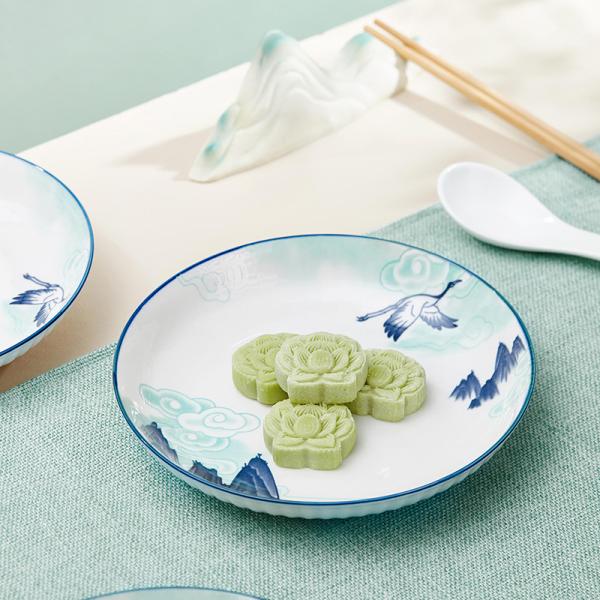 Ready To Ship In Stock Personalized Modern Dinnerware Set with Customizable Design Microwave and Dishwasher Safe