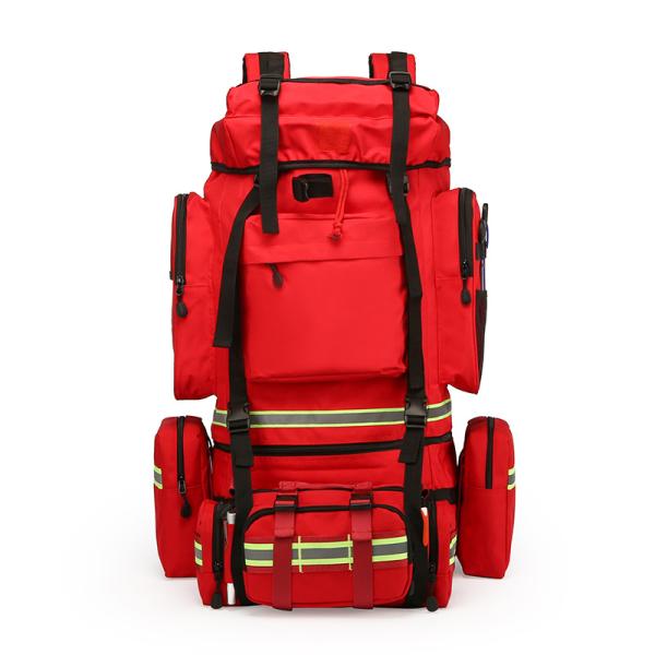 Large Capacity Waterproof Zipper Fashion Forest Fire Fighting Emergency Rescue Rucksack Epidemic Prevention Mountaineering