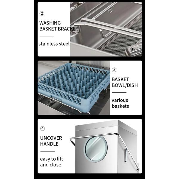 Commercial Conveyor Type Dishwasher Machine OEM Dishwasher High Efficiency