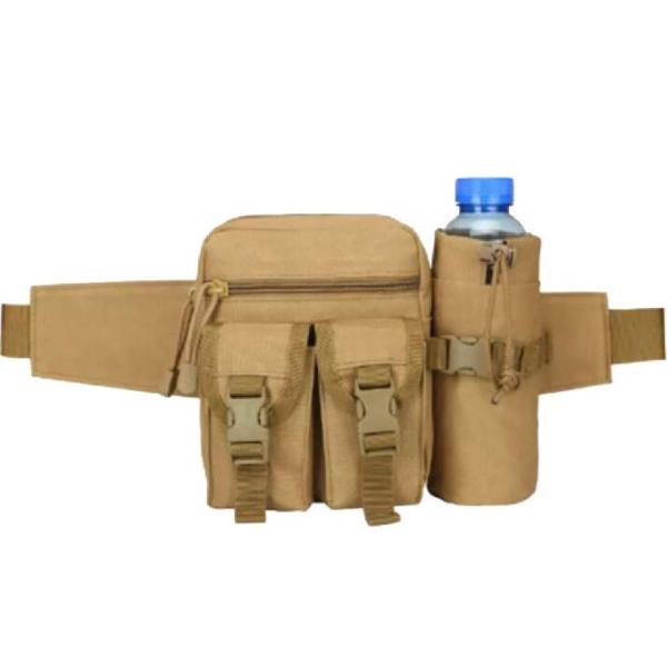 Suporte militar destacável de 800D Oxford Fanny Packs With Water Bottle