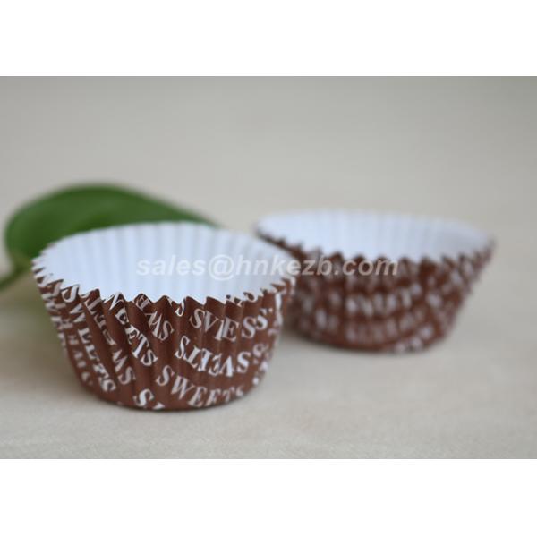 2oz Printed Ripple Kraft  Cupcake Baking Cups / Paper Ice Cream Bowls