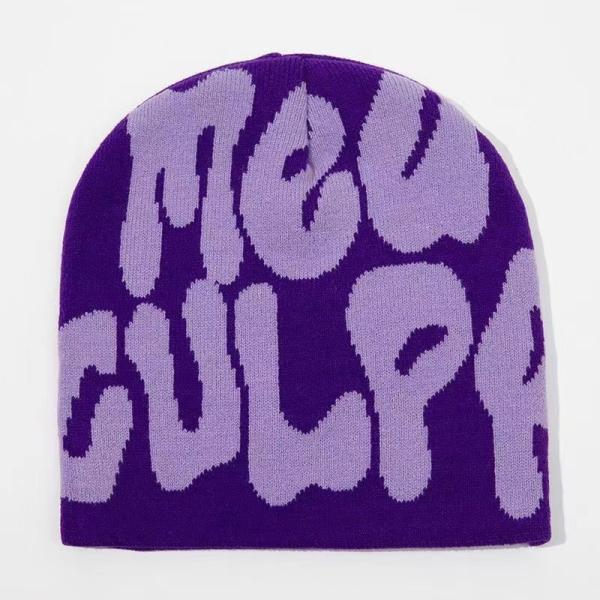 Dome Style 100% Acrylic Jacquard Winter Custom Woven Pom Pom Beanie Hat for Cold Days