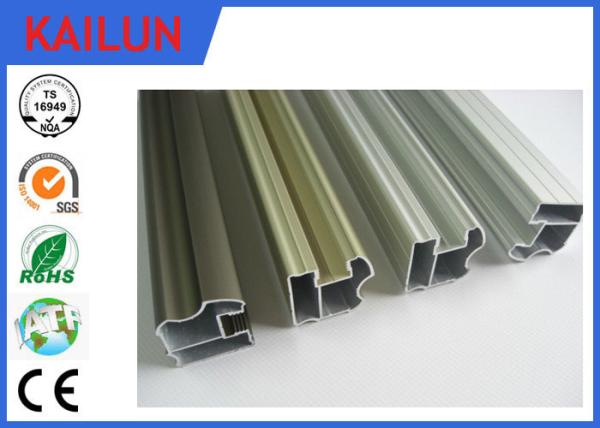 6063 Aluminum Sliding Door Frame , Hollow Silver Anodized Aluminum Structural Framing
