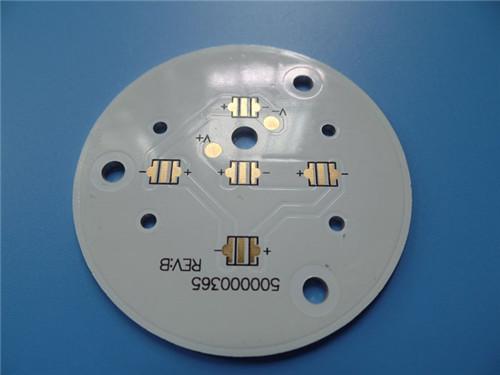 Aluminum PCB 1W / MK for Led Lighting Metal Core Printed Circuit Board ENIG