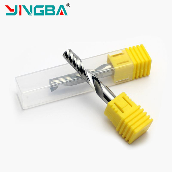 Jinan YingBa CNC cutting tools acrylic single flute milling cutter  4*17*45 solid carbide for Acrylic and PVC