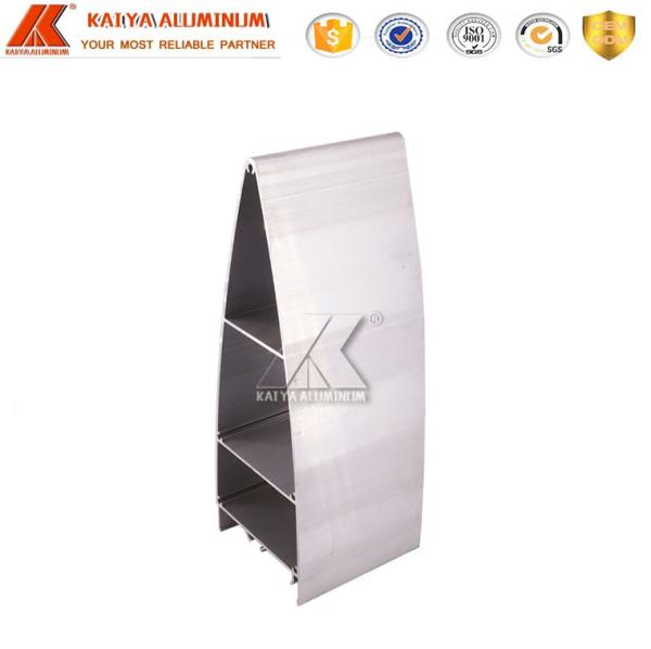 Triangle Shape 600mm 6082 Aluminum Alloy Profile / Extruded Aluminum Louver / Blinds
