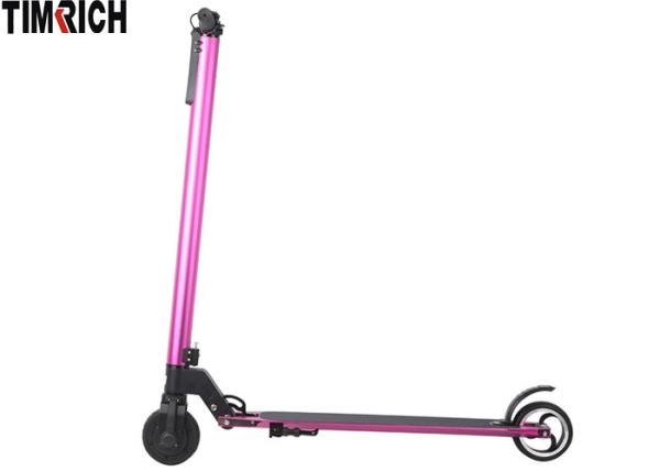 TM-RMW-H01  250W 6.5 Inch Mini Electric Scooter Waterproof Lightweight Pink Color Max Climbing 20°