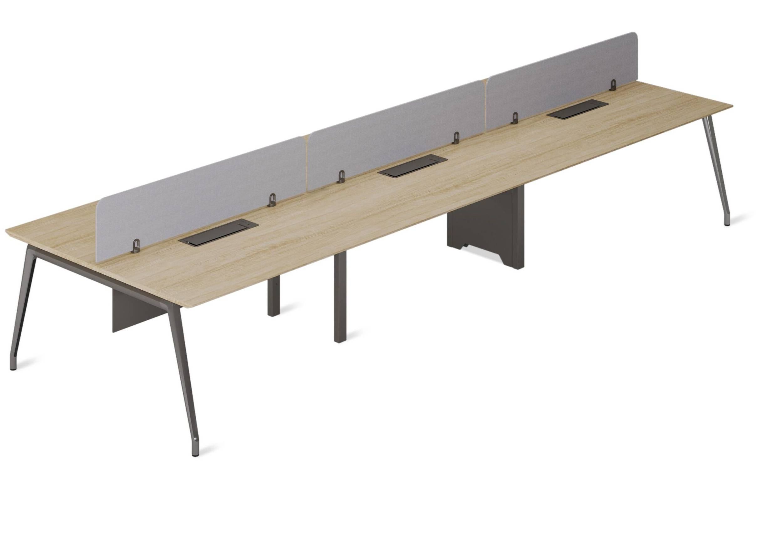 I Varna 2 Modular Workstations and Benches with W1879*D1770*H750(mm), W3800*D1480*H750(mm), and W2800*D1500*H750(mm) Dimensions