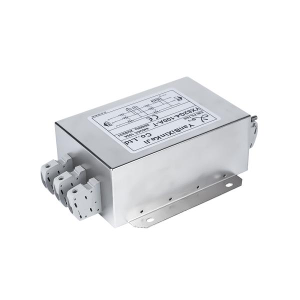 100A YX82G4 Сервоуправляющий шкаф EMI фильтр три фазы три проволочного фильтра терминальный блок