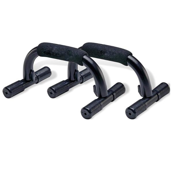 Wrist Gym Push Up Bar Iron H Shaped Silver Strong Chrome Steel