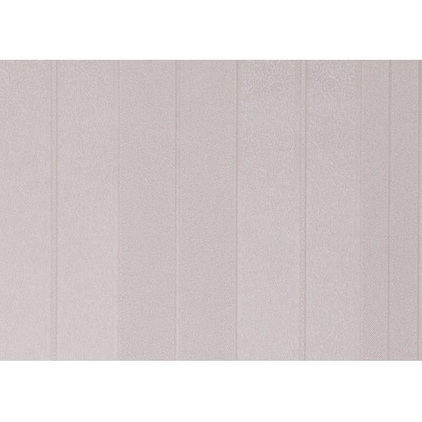 White Silver Grey Removable Contemporary Wall Coverings with No Harmful Smell