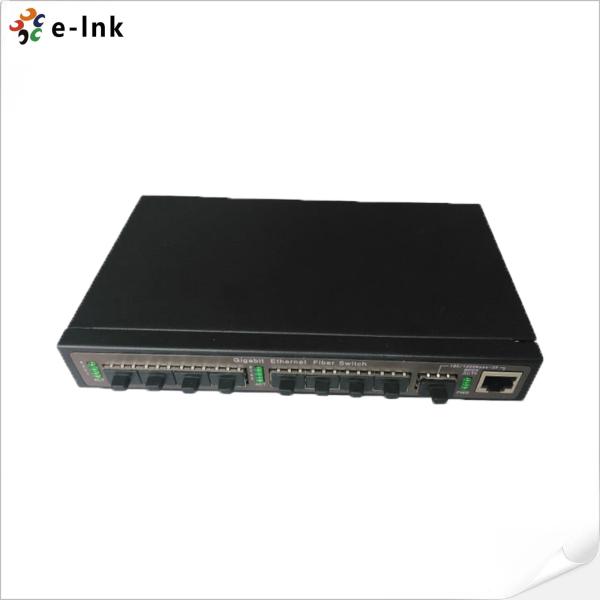 8x100M SFP Ports + 1x1000M SFP Port /TP Port (Combo) uplink Fiber Switch