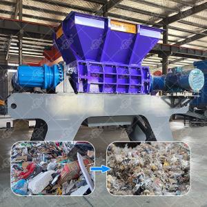 Automatic Waste Shredder Machine for Industrial Solid Waste Disposal