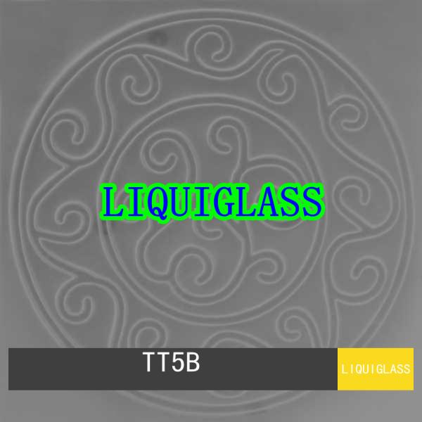 Solid Printed Toughened And Laminated Glass Tile