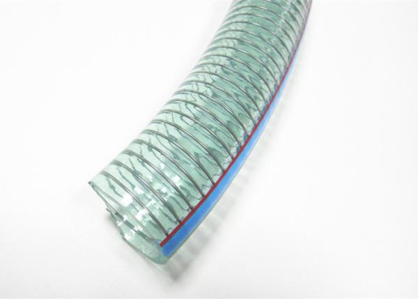 1 Inch Clear PVC Hose With Steel Wire Reinforced For Discharge Water Pipe