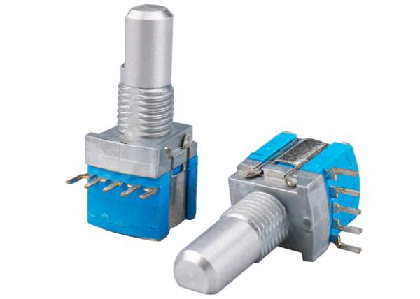 DC16V 0.1A Carbon Composition Potentiometer 10mm Band Switch For Temperature Adjusting