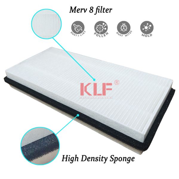 Merv 8 Air Filter with PU Sealing Strip and Customizable Size for Ventilation and Range Hoods