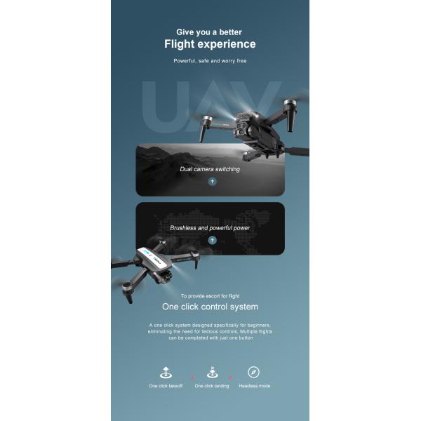Lu900 Mini Drone 4k Dual Camera Drone With 5g Wifi Fpv Abs Remote Control Toys 100m Image Transmission Distance Yes Gyro