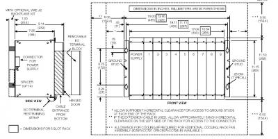 GE FANUC IC697CHS790, держатель зада 9-Slot для Programmable регулятора IC697 используемого для конфигураций C.P.U. и I/O