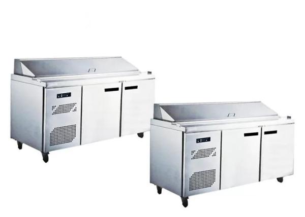Salad Industrial Catering Fridge Air Cooling Durable Automatic Defrost System Easy Cleaning