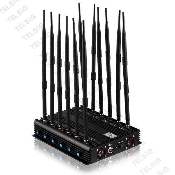 Высококачественный 5G Jammer сигнала канала Jammer 12 для защищать UHF VHF сотового телефона 2345G WiFi GPS GSM