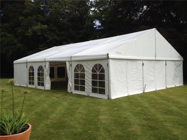 10x30 Outdoor Party Tent White Festival Canopy Clearspan Structure Fast Mount